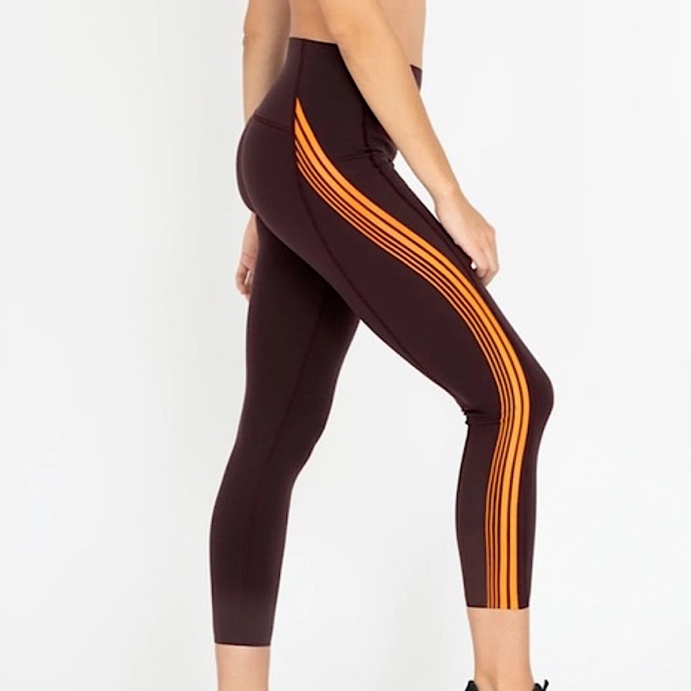 Spanx every where contour stripe 7/8 leggings